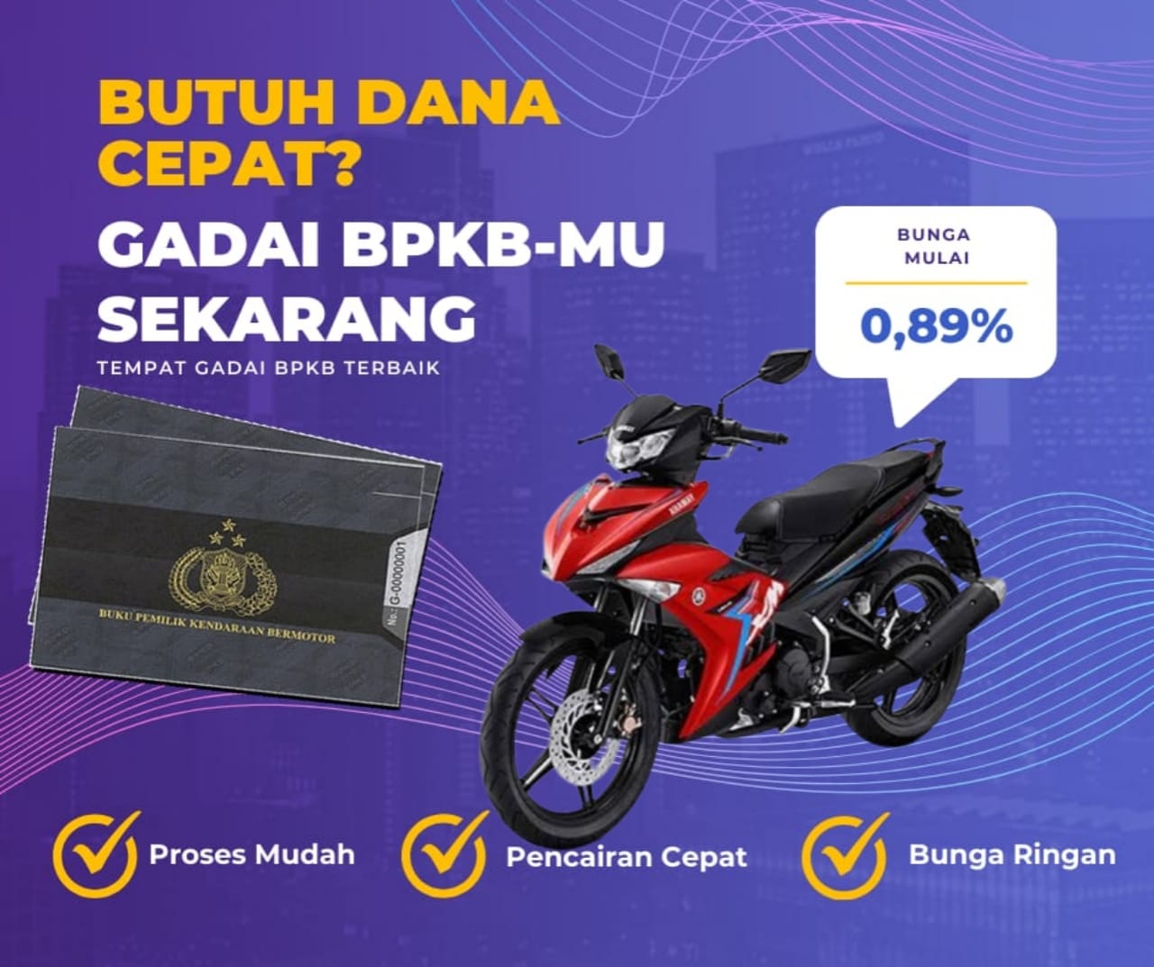Pinjaman Dana Jaminan Bpkb Motor Yamaha Jupiter Mx King 150 Dapat Pinjaman Berapa? Seperti Ini Simulasinya